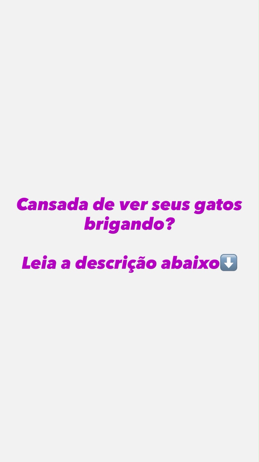 AD099 [IMAGEM] [AUTOMATICO] Cansada de ver seus gatos brigando